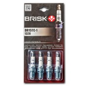 свечи BRISK Extra для а/м ВАЗ 2112, Веста 1.6-1.8, Nexia 16кл, Lacetti 3-х контакт DR15TC-1 (1328)