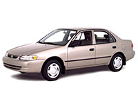 Corolla седан (E110), 1,3л. (86 л.с.), Бензин