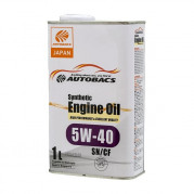 масло моторное AUTOBACS ENGINE OIL SYNTHETIC 5W40 SN/CF  1л (Сингапур) A00032065