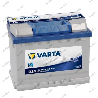 аккумулятор VARTA Blue Dynamic 60 А/ч обр. R+ 540A (242х175х190) D24