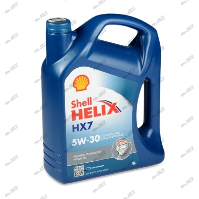 масло моторное Shell Helix HX7 5W-30 4л п/син 550046351