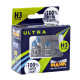 лампа МАЯК H3 12V 55W PK22s ULTRA Super Light +100% (ком-т 2шт.) арт. 82320SL+100