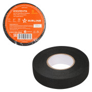 изолента AIRLINE для жгутирования проводки 19 мм*15 м, антискрип, на осн. флиса ADFT003