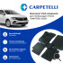 коврики салона Carpetelli Volkswagen POLO 6 ЛИФТБЕк 2020- комплект EVA ромб черный кант черный
