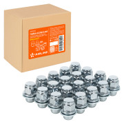 гайка колесная AIRLINE M12x1,5x37, несъемная шайба, кл.21, закрытая, хром для а/м Toyota/Lexus ASCR005