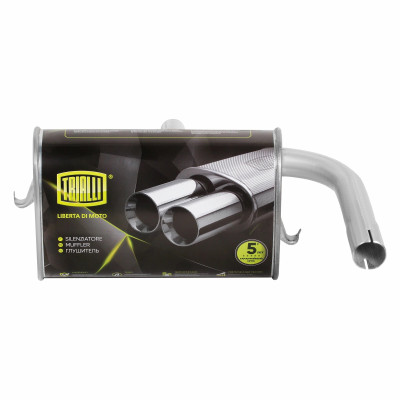 глушитель TRIALLI основной ВАЗ 1111 алюм.сталь EMM 0101