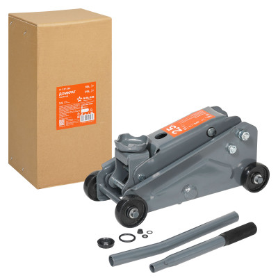 домкрат AIRLINE подкатной гидравлический 2.5т компактный (367мм*165мм*165мм  MIN - 145 мм, MAX - 395 мм) AJ-2.3F-380