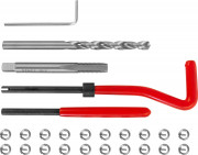 набор для восстановления резьбы THORVIK M6x1.0 (25 предметов) арт.TRIS61