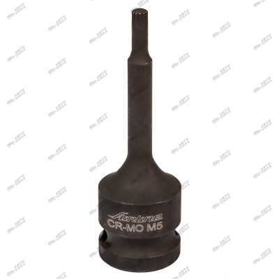 Головка AIRLINE ударная торцевая 1/2" DR внешний SPLINE M5 ATAS033