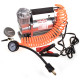 компрессор SKYWAY БУРАН-10 Hi-Tech (мет. 72л/мин, 10 АТМ, 300ВТ, каб 2.4м, шл 5м гармошка) крокодил, в сумке S02001012
