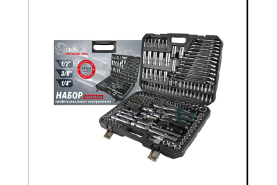 набор инстр. LION TOOLS универсальный 216+3 предм. 1/4", 3/8" и 1/2"DR в кейсе арт.LNB-216+3PROF