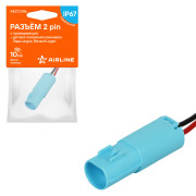 колодка соединительная AIRLINE 2 pin с проводами для датчика положения коленвала Лада, Renault, Nissan AECC046