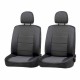 чехлы SKYWAY VOLKSWAGEN POLO с 2010 седан раздел спинка Жаккард/экокожа 13 пр.  Темно-серый Vw1-2K