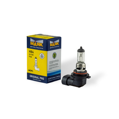 лампа МАЯК HB4 12V 51W P22d ORIGINAL PRO арт. 09006