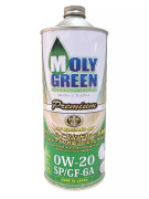 масло  моторное MOLY GREEN PREMIUM 0W-20 SP/GF-6A 1л 0470167