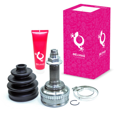 ШРУС БелМаг Chevrolet Lacetti (J200 05-12), Nubira (05-11); Daewoo Nubira (03-04) ABS+ наружн. (ОЕМ 96549104) BM.OCJ.019