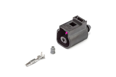 колодка соединительная AIRLINE 1 pin без проводов для датчика авар. давл. масл для VAG Octavia, Jetta, Tiguan AECC235