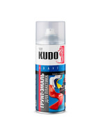 грунт-эмаль  KUDO 520 мл.  для пластика серебристая (RAL 9006) KU-6012