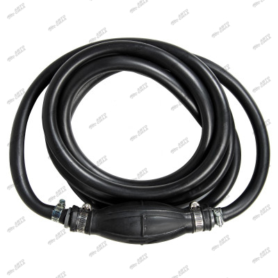 шланг для перекачки топлива AIRLINE ручной "Груша" 3м с клапаном, черная  AEAT204