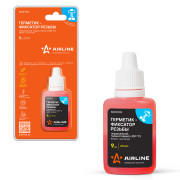 клей-фиксатор резьбы AIRLINE неразъемный, термостойкий +250 С, 9 мл., одност.блистер ADAF003