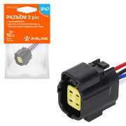 колодка соединительная AIRLINE 4 pin с проводами для датчика кислорода Chevrolet, Nissan, Hyundai AECC036