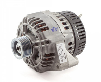 генератор ELTRA для а/м ГАЗ ЗМЗ 406.10, 409.10, 405.22 (с кронштейнами) (14В/90A) 5122.3771