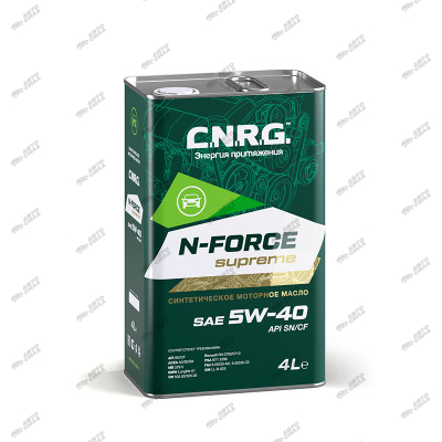масло моторное C.N.R.G N-Force Supreme 5W-40 SN/CF синт. (4л)