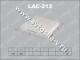 Фильтр салонный LYNX(NISSAN Murano 05>/Teana 03>/X-Trail 01>, INFINITI FX 03>), LAC-212