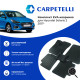 коврики салона Carpetelli Hyundai SOLARIS 2 2017- комплект EVA ромб черный кант черный