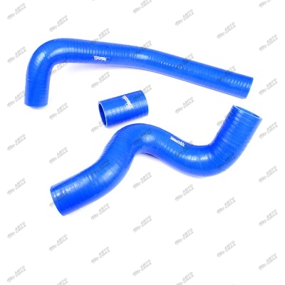 патрубок радиатора РТИ для а/м УАЗ 3160 дв.409 ЕВРО 2,3 с кондиц. из 3-х штук комплект СИЛИКОН 4-х слойн. в упак. арт. 6930 CS-20