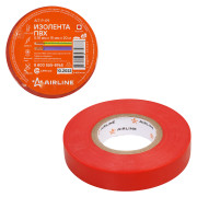 изолента AIRLINE ПВХ, красная, 15 мм*20 м AIT-P-09