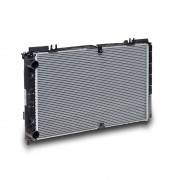 радиатор алюминиевый LUZAR для а/м 2170 Приора с кондиционером "Panasonic" LRc 01272 b