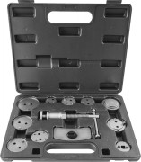 набор приспособлений для возврата поршней цилиндров THORVIK дисковых тормозов 12 предметов арт.ACPTK12