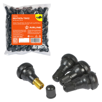 вентиль для б/к шин AIRLINE TR412, (в уп.100 шт.) ATRV412