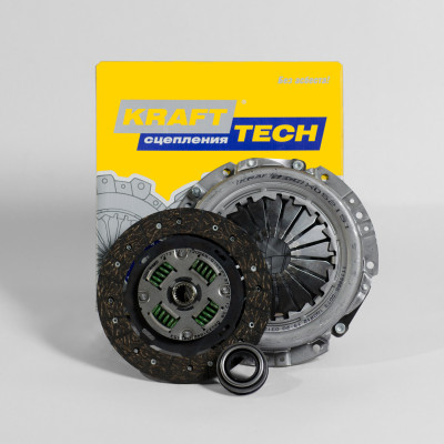 комплект сцепления KRAFTTECH для а/м Hyundai Accent Тагаз 215 мм 1.5 л. 16V 00-/ Getz W05215A