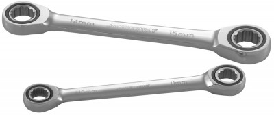 ключ накидной JonnesWay трещоточный 14х15 мм арт.W681415