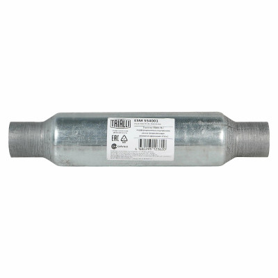 стронгер пламегаситель TRIALLI 55400-76 (d трубы 55, L400, d издел 76мм) перф. внутр. узел ESM 554001