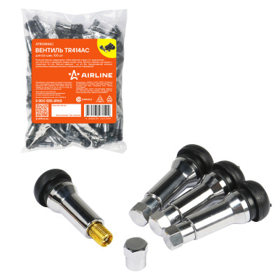 вентиль для б/к шин AIRLINE TR414AC, (в уп.100 шт.) ATRV414AC