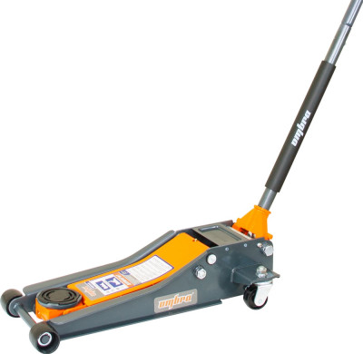 домкрат OMBRA подкатной гидравлический 3 т гаражный двухпоршневой, с уменьшенной высотой подхвата, 75-505 мм арт.OHT233S