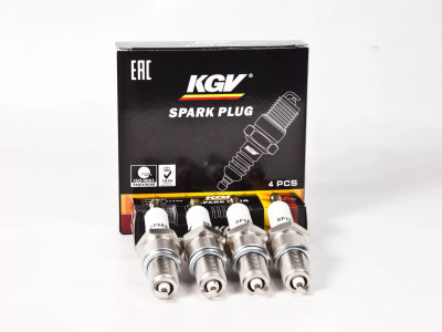 свечи KGV для а/м ВАЗ 2101-2107, 2121 карб. (ком-т 4 шт.) BP6ES