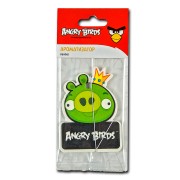 ароматизатор Angry Birds бумажный KING PIG яблоко подвесной AB008