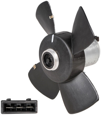 электровентилятор охлаждения LUZAR для а/м VW Transporter T4 (90-) (без кожуха) (тип AEG; 280мм.) (LFc 1813)