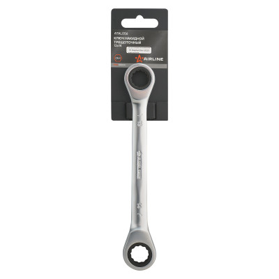 ключ накидной AIRLINE трещоточный 13х14 пласт. подвес PRO ATAL056