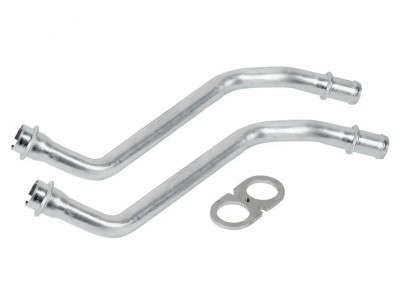 патрубок отопителя LUZAR для а/м Лада Largus (12-)/Renault Logan II (12-) (алюм.) (кмпл., 2шт.) LPKh 0998