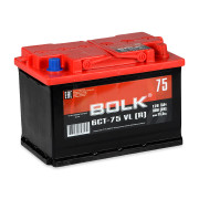 аккумулятор BOLK 75 А/ч 600A обр. (277*175*190) 