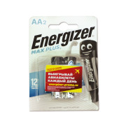 батарейка Energizer MAX Plus AA/E91(пальчиковая) BP2 1,5v блистер 2 шт/уп.