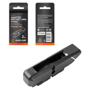 адаптер для бескаркас щеток с/о AIRLINE PREMIUM "Bayonet Arm 9x4мм", 2 шт. AWBA01