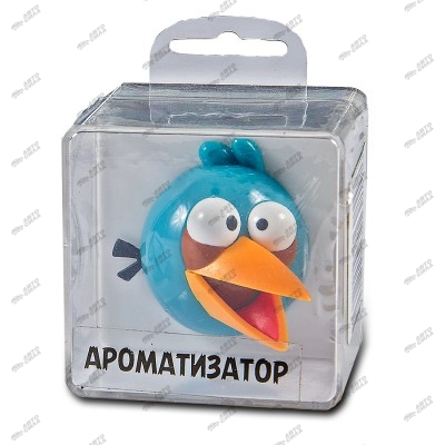 ароматизатор Angry Birds на дефлектор BLUE 3D морской бриз AB028