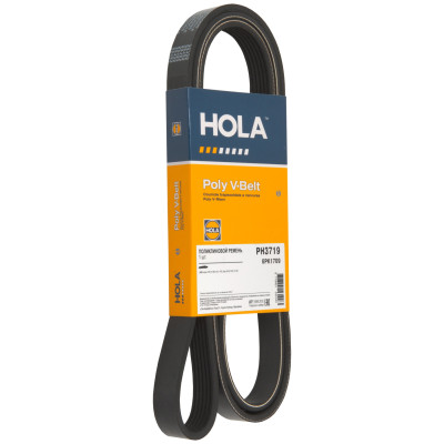 ремень HOLA поликлиновой 6РК1709 для а/м LADA Largus 16V (21129) (+AC,+PS), Xray 16V (21129,21179) PH3719