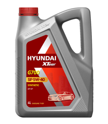 масло моторное HYUNDAI  XTeer Gasoline G700 5W40 SN 4 л синт